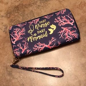 Simply Southern Part Nurse Mermaid Wristlet Wallet